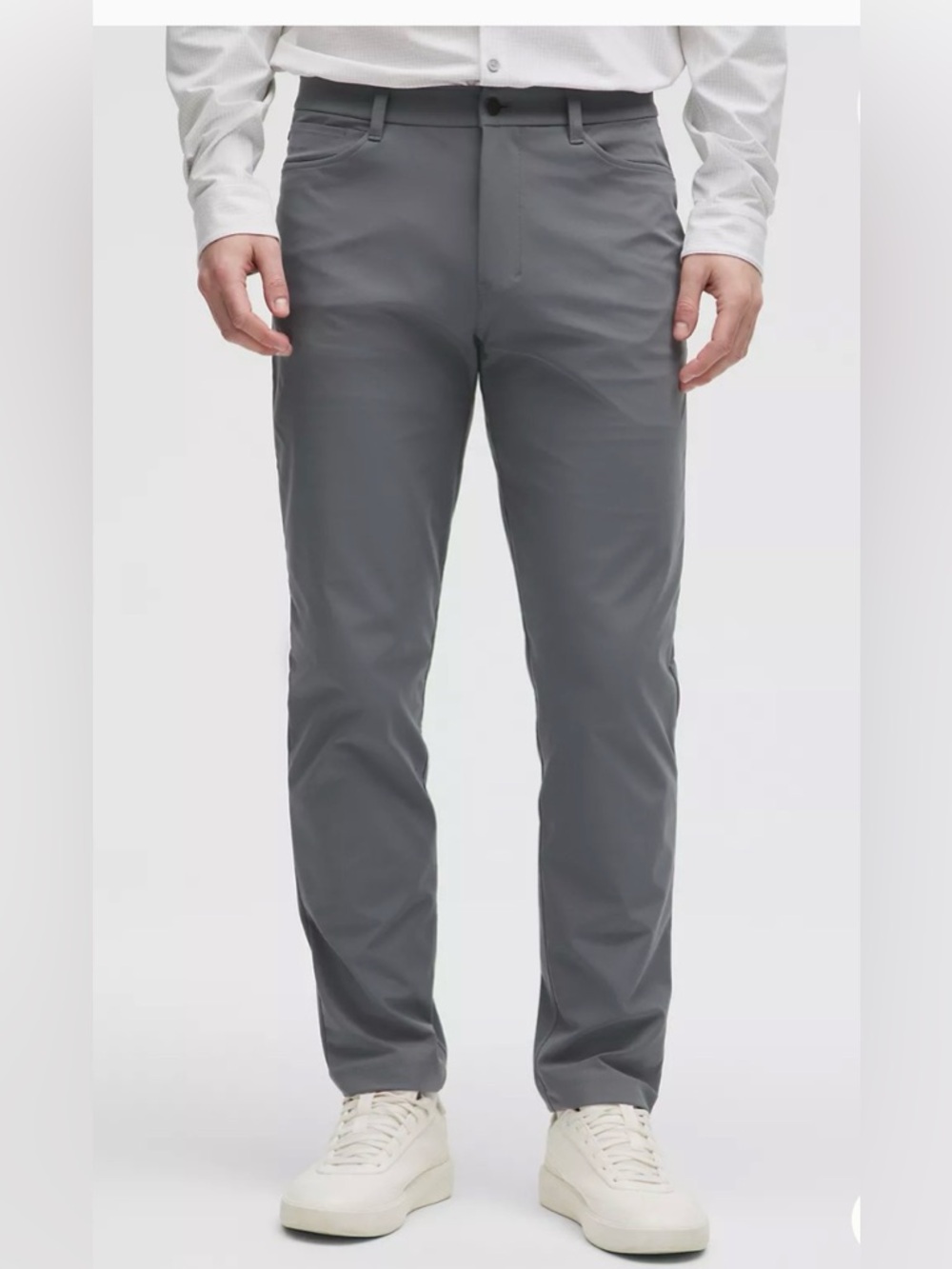 Men’s Lululemon ABC Classic-Fit 5 Pocket Pant Utilitech fabric Size 33/29 Gray